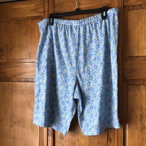 Adonna Blue Floral Pj Loungewear Shorts 